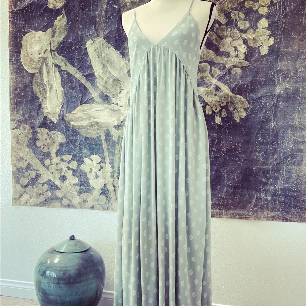 NWT Silky Maxi Festival Boho Beach Summer Dress - Picture 6 of 10
